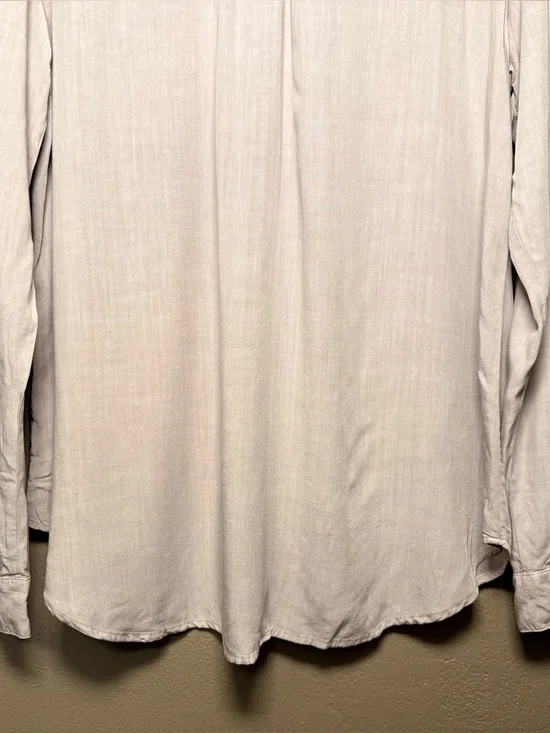 Maurice's Utility Relaxed Button Down Shirt Dusty Pink Women's Size XL Feminine - Picture 8 of 13